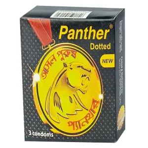 Panther Condom (প্যানথার ডটেড কনডম) 3's Pack